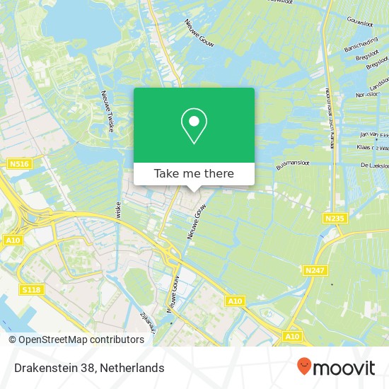 Drakenstein 38, 1121 HC Landsmeer map