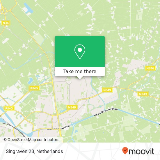 Singraven 23, 7608 BD Almelo map