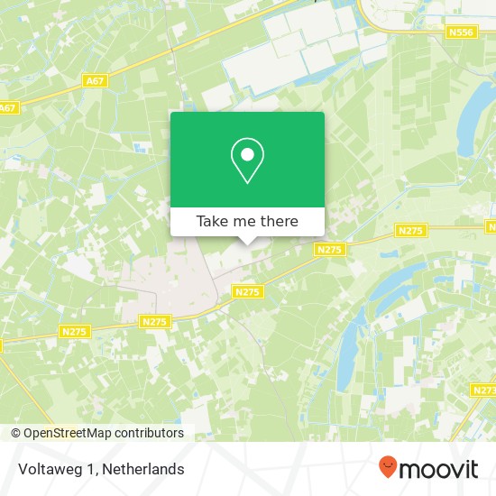 Voltaweg 1, 5993 SE Maasbree Karte