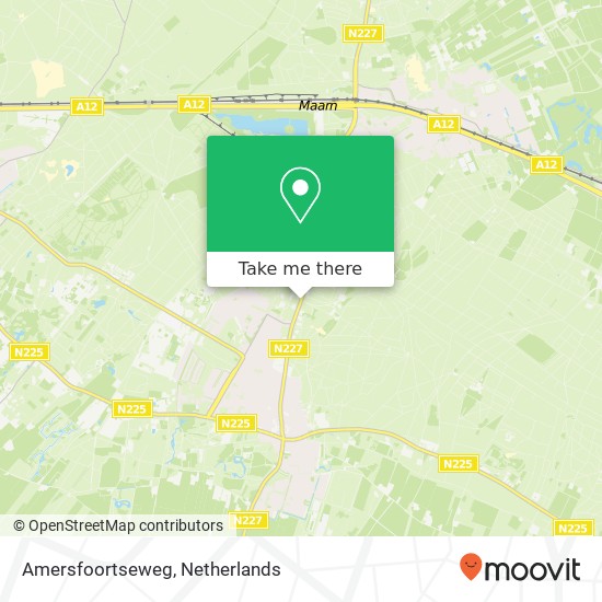 Amersfoortseweg, 3941 Doorn map