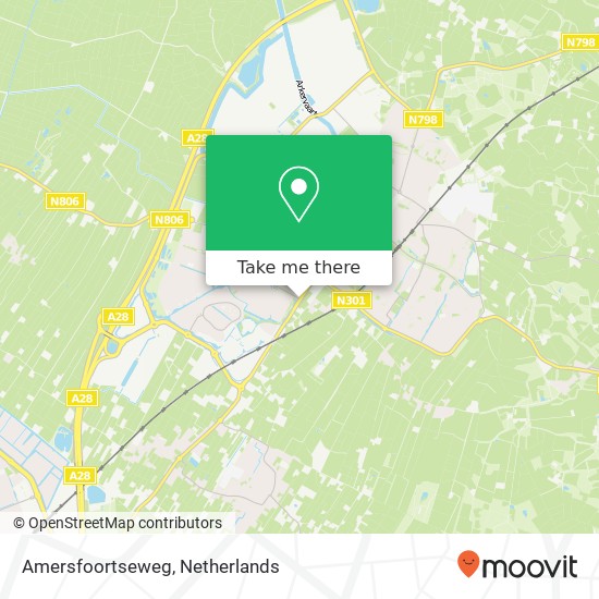 Amersfoortseweg, 3863 Nijkerk map