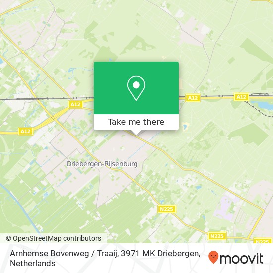 Arnhemse Bovenweg / Traaij, 3971 MK Driebergen map