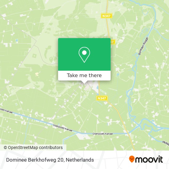 Dominee Berkhofweg 20 map