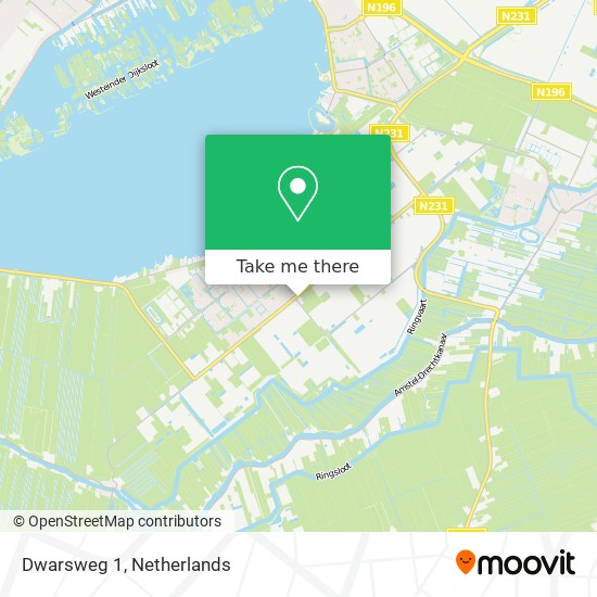 Dwarsweg 1 map