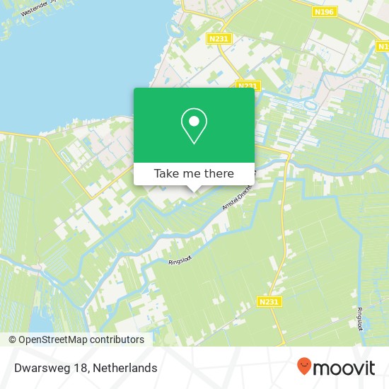 Dwarsweg 18, 1424 PL De Kwakel map