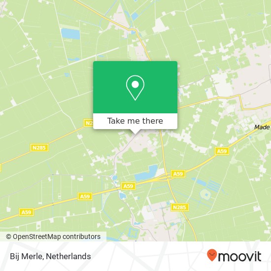 Bij Merle, Dorpsstraat 57 map