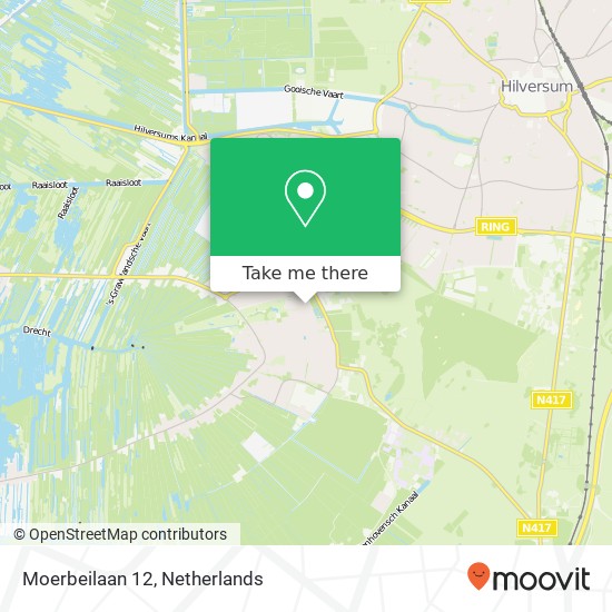 Moerbeilaan 12, 1231 BM Loosdrecht map