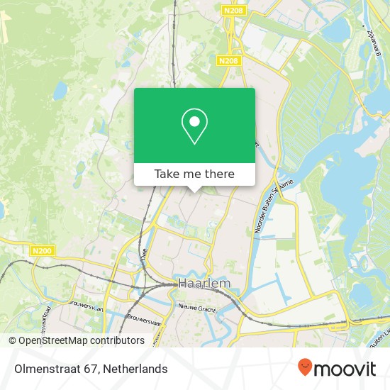 Olmenstraat 67, 2023 RN Haarlem map
