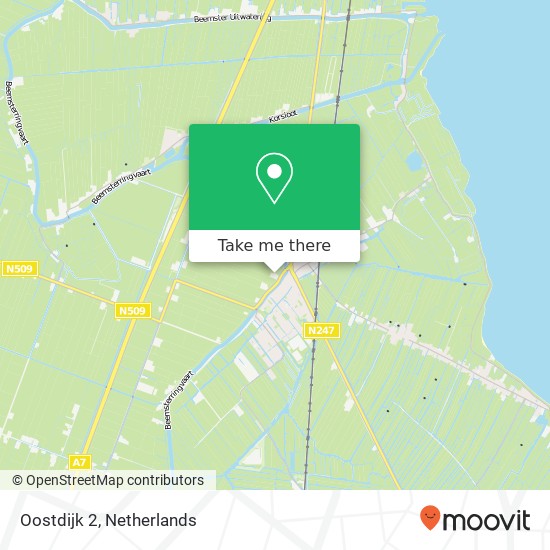 Oostdijk 2, 1463 PP Noordbeemster map