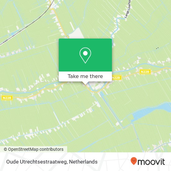 Oude Utrechtsestraatweg, 3421 Oudewater Karte