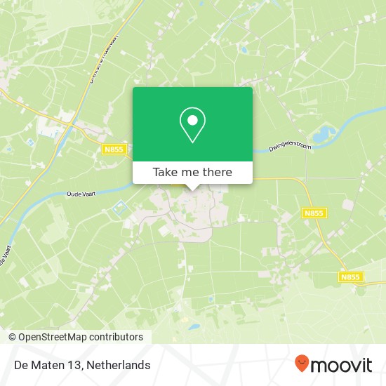 De Maten 13, 7991 BB Dwingeloo map