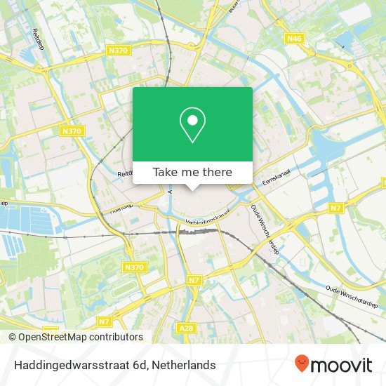 Haddingedwarsstraat 6d, 9711 JW Groningen map