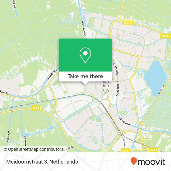 Meidoornstraat 3, 2404 BV Alphen aan den Rijn map