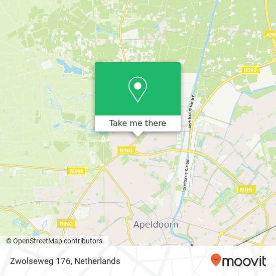 Zwolseweg 176, 7315 GP Apeldoorn map