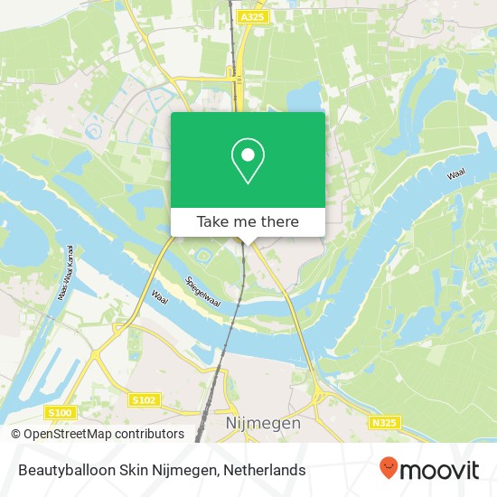 Beautyballoon Skin Nijmegen map