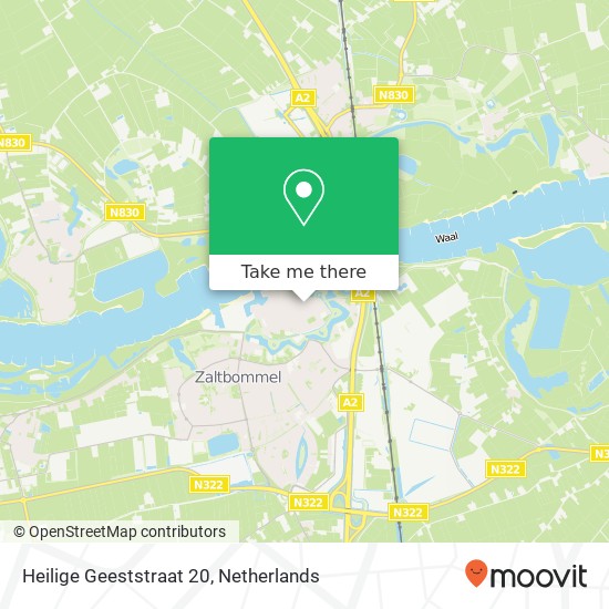 Heilige Geeststraat 20, 5301 CR Zaltbommel map