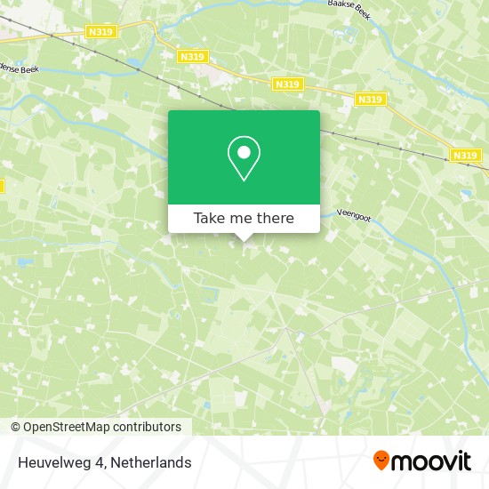 Heuvelweg 4 map