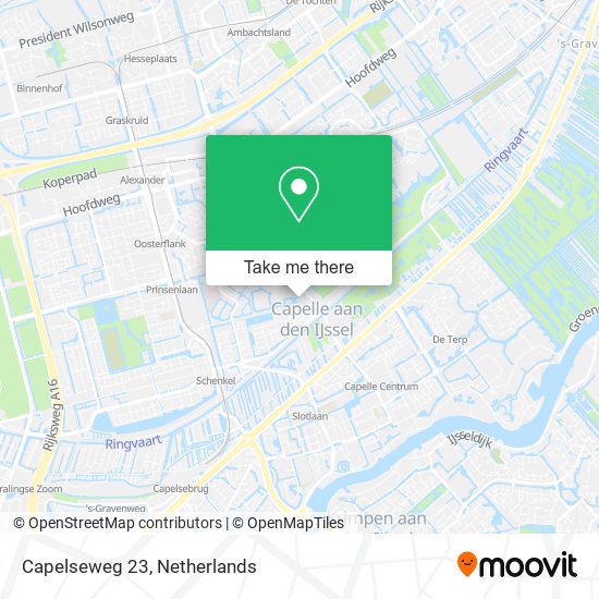 Capelseweg 23 map
