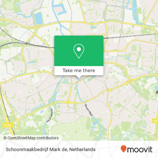 Schoonmaakbedrijf Mark de, Marksingel 24 map