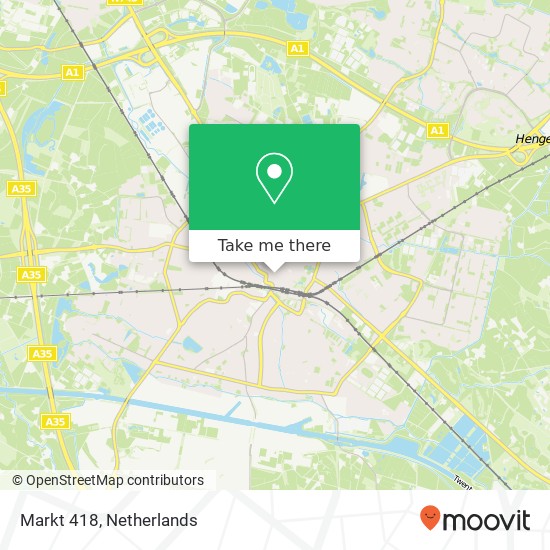 Markt 418, 7551 CK Hengelo map