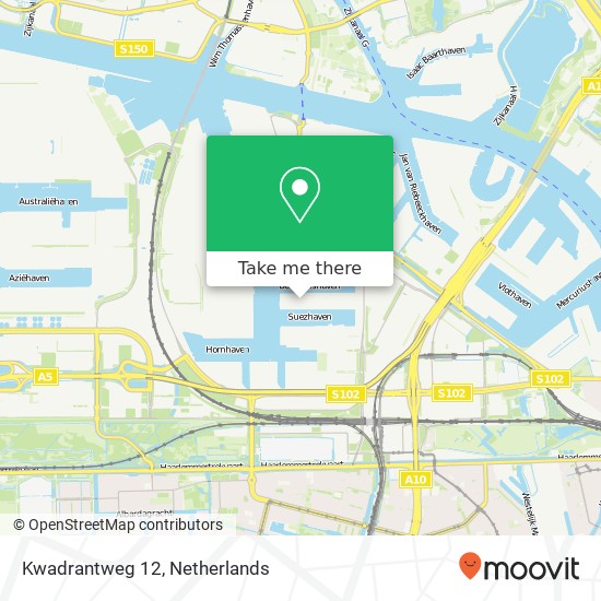 Kwadrantweg 12, 1042 AG Amsterdam map
