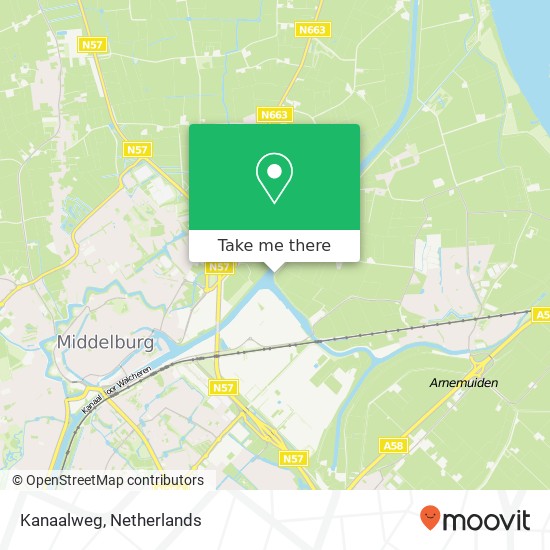 Kanaalweg, 4341 Arnemuiden map