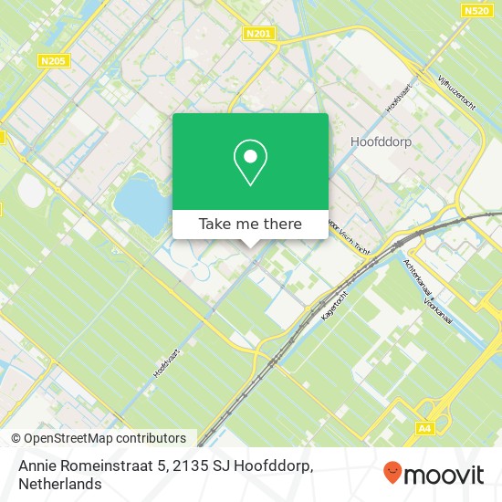 Annie Romeinstraat 5, 2135 SJ Hoofddorp map