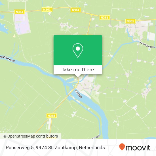 Panserweg 5, 9974 SL Zoutkamp map