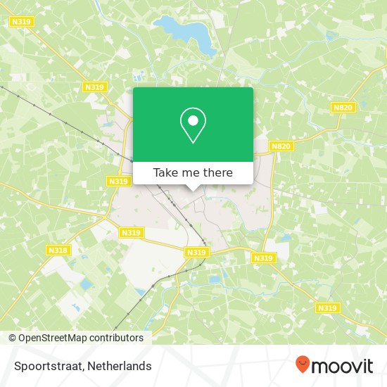 Spoortstraat, Spoorstraat Winterswijk map
