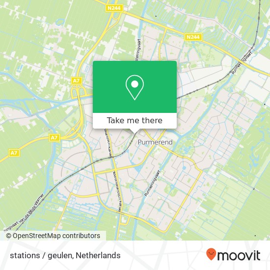 stations / geulen, 1441 Purmerend Karte