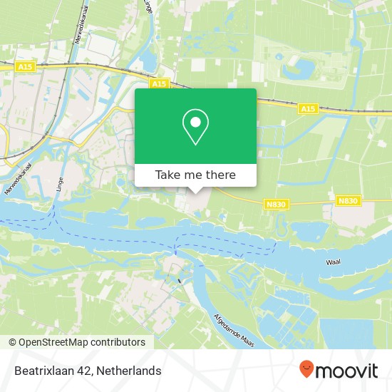 Beatrixlaan 42, 4213 CG Dalem map