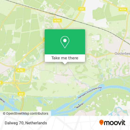 Dalweg 70 map