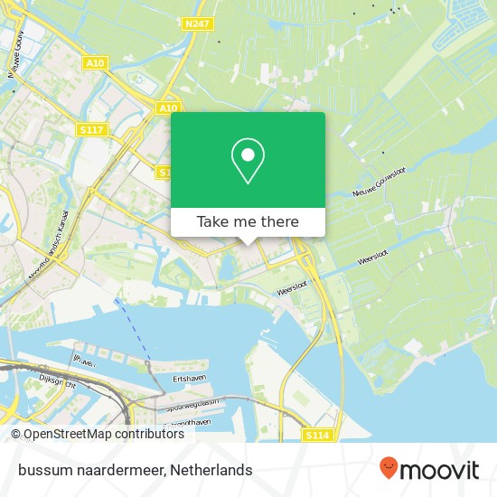 bussum naardermeer, 1024 NH Amsterdam map