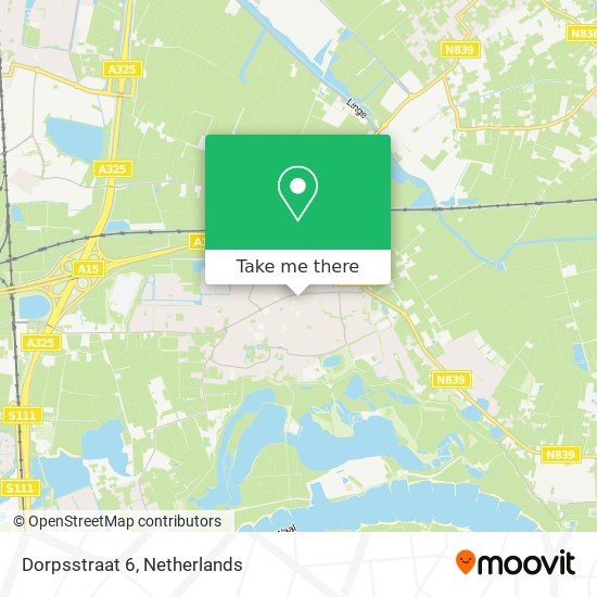 Dorpsstraat 6 map