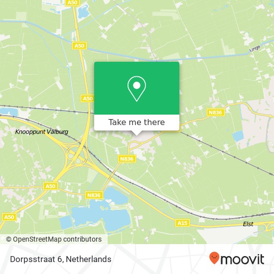 Dorpsstraat 6, 6675 BB Valburg map