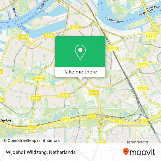 Wijdehof Wildzang, 3075 DS Rotterdam map