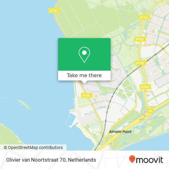 Olivier van Noortstraat 70, 1363 Almere-Stad map