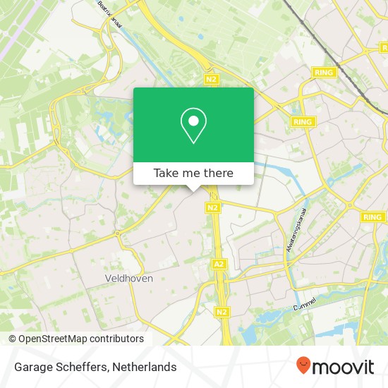 Garage Scheffers, Kruisstraat 124A map