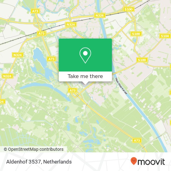 Aldenhof 3537, 6537 AV Nijmegen map