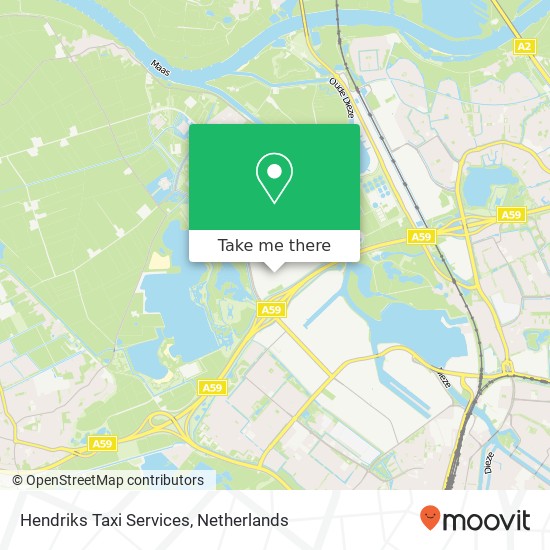 Hendriks Taxi Services, De Meerheuvel 14 map