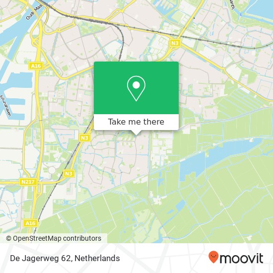 De Jagerweg 62, 3328 HG Dordrecht map