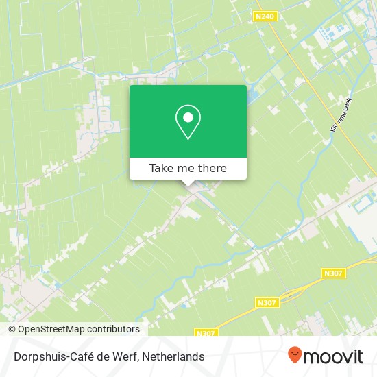 Dorpshuis-Café de Werf, Heemraad Witweg 2 map