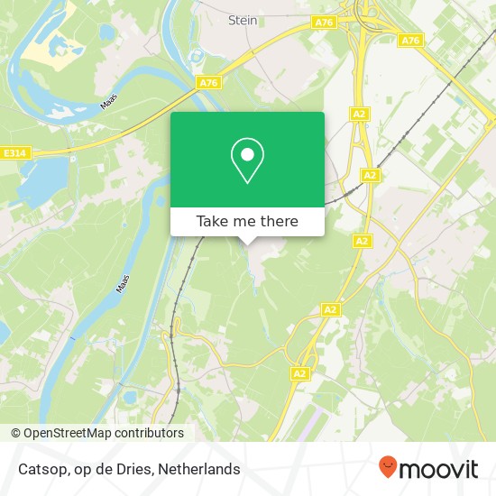 Catsop, op de Dries map