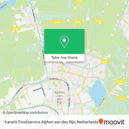 Karan's Foodservice Alphen aan den Rijn, Concertweg 9A map