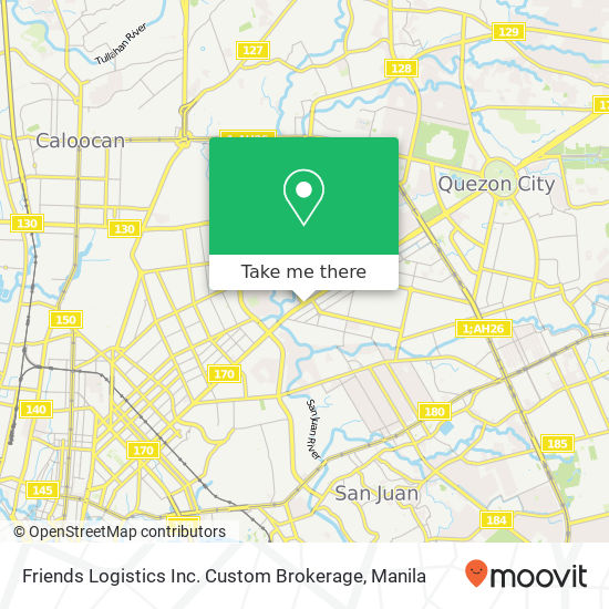 Friends Logistics Inc. Custom Brokerage map