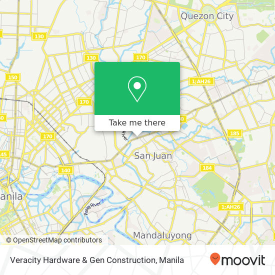 Veracity Hardware & Gen Construction map