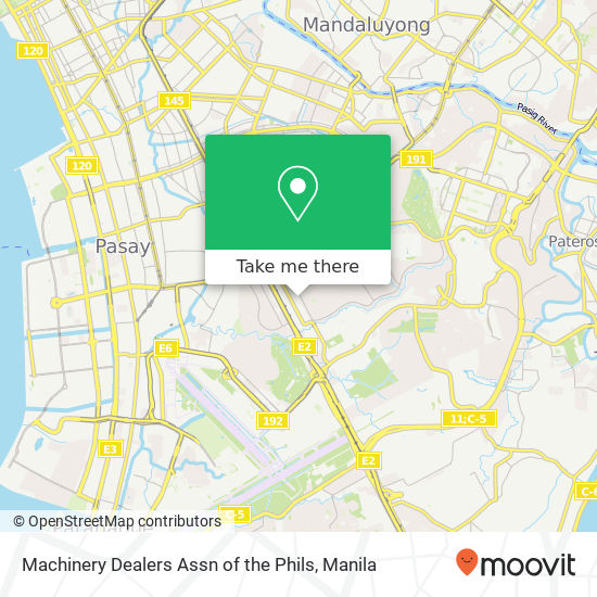 Machinery Dealers Assn of the Phils map