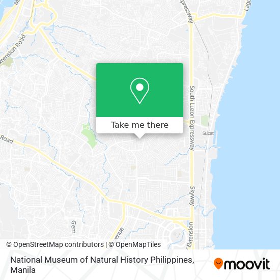 National Museum of Natural History Philippines map