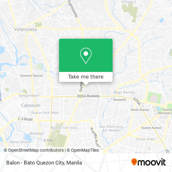 Balon - Bato Quezon City map
