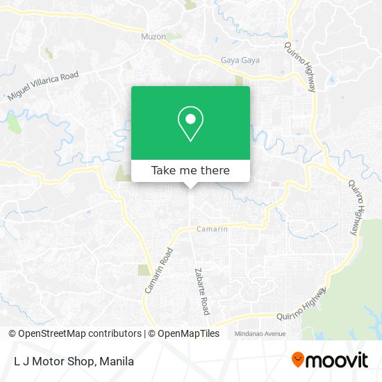 L J Motor Shop map